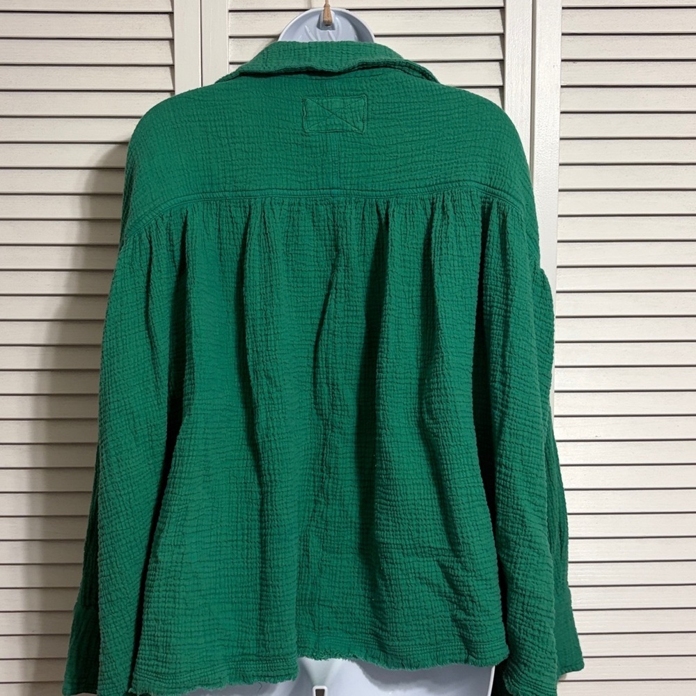 EUC We The Free Cardiff Cotton Button Up - Picture 7 of 10
